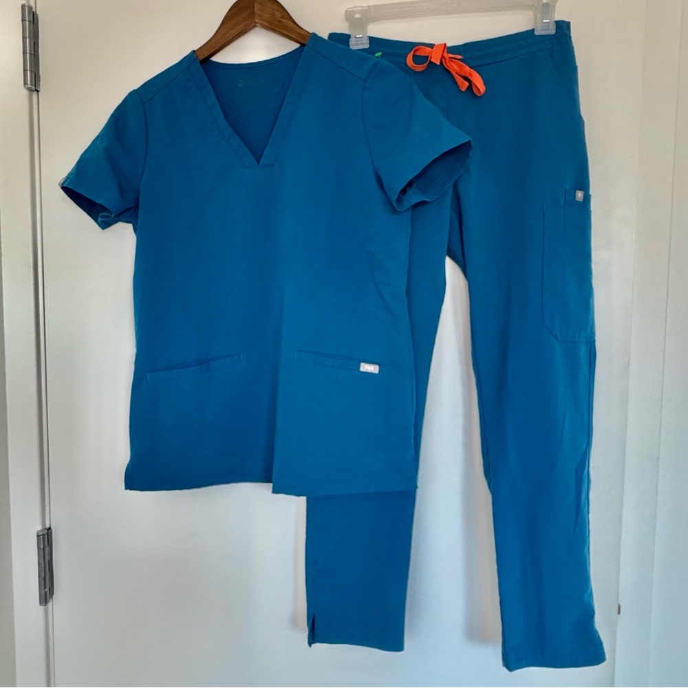 Extra Small Xs Figs Technical Collection Blue Scr… - image 1